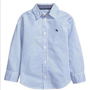 2-3 year blue with white striped H&M dress shirt